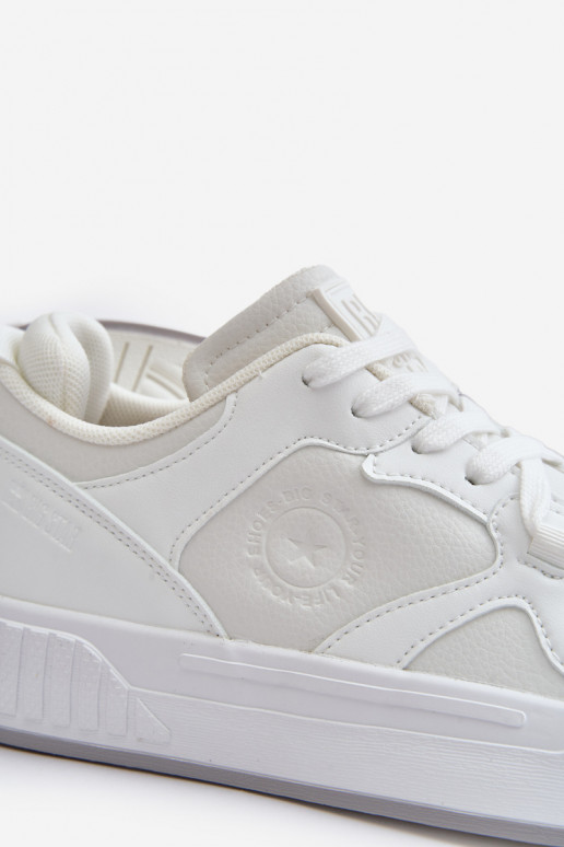 Sneakersy Męskie Z Eko Skóry Big Star OO174003 Białe