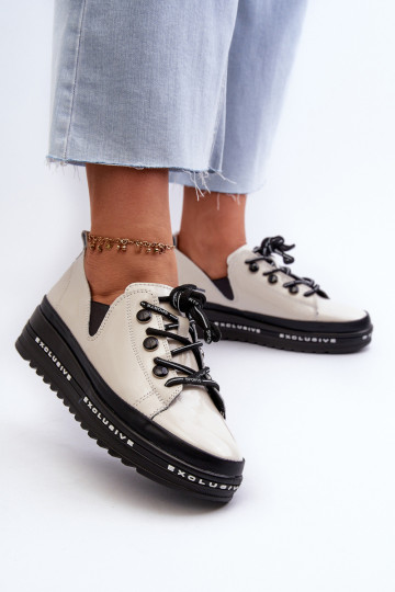 Lace-up Women's Platform...