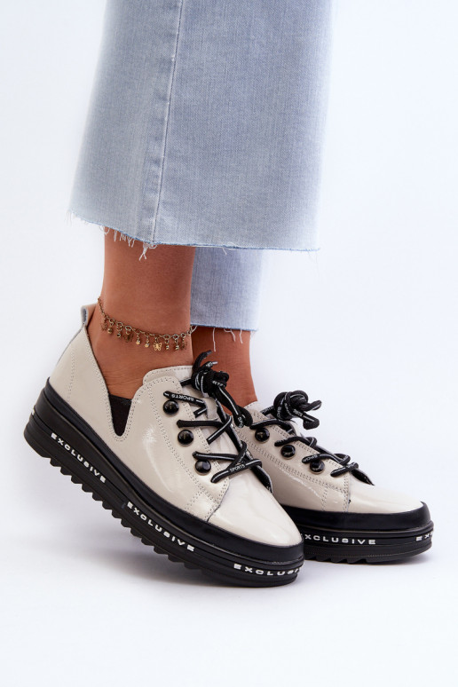 Lace-up Women's Platform Shoes... Lace-up Women's Platform Shoes...