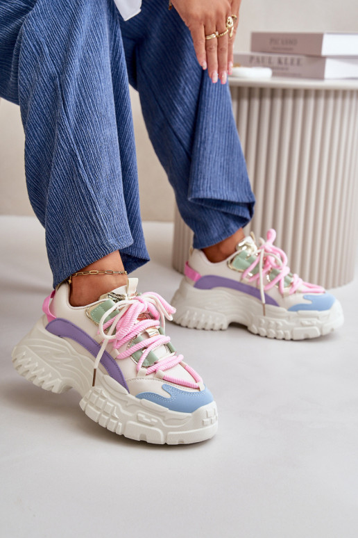 copy of Sneakersy Damskie Na Masywnej Podeszwie Multikolor Nevela