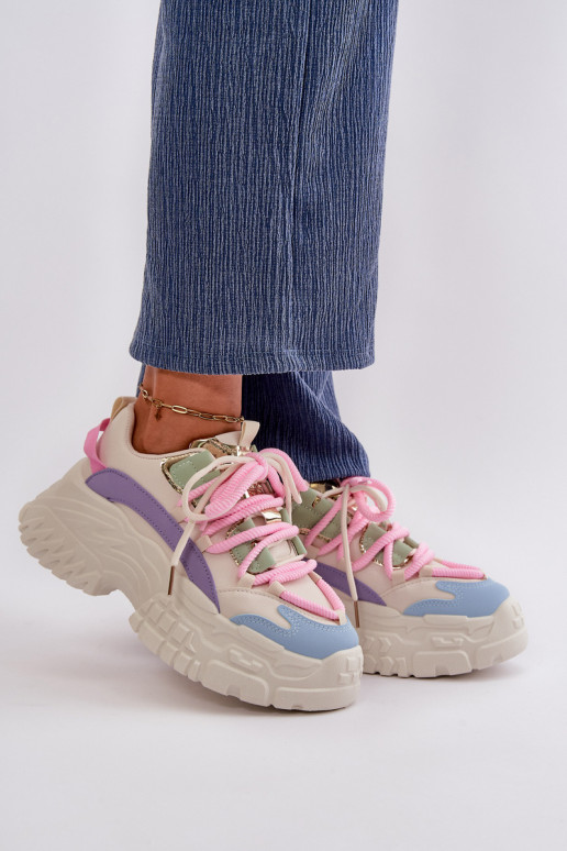copy of Sneakersy Damskie Na Masywnej Podeszwie Multikolor Nevela
