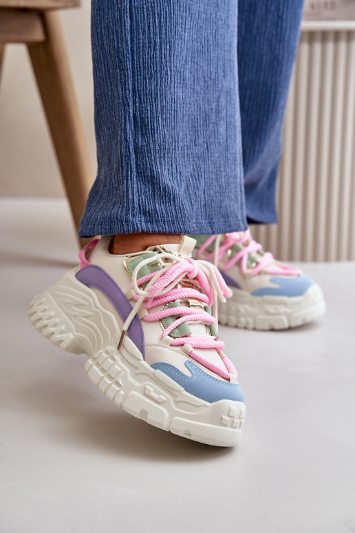 copy of Sneakersy Damskie Na Masywnej Podeszwie Multikolor Nevela