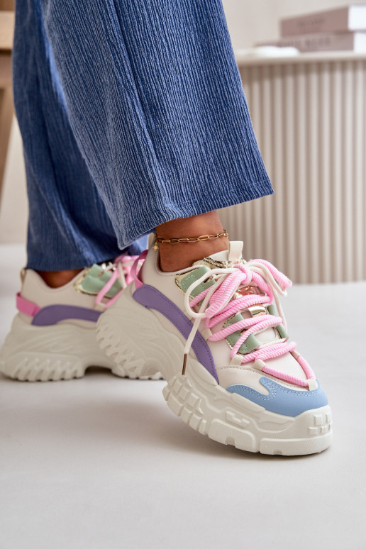 Women's sneakers with chunky sole... Women's sneakers with chunky sole...