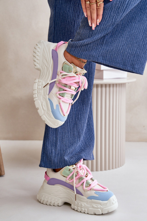 copy of Sneakersy Damskie Na Masywnej Podeszwie Multikolor Nevela