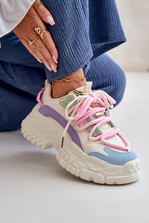 copy of Sneakersy Damskie Na Masywnej Podeszwie Multikolor Nevela