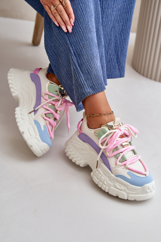 copy of Sneakersy Damskie Na Masywnej Podeszwie Multikolor Nevela