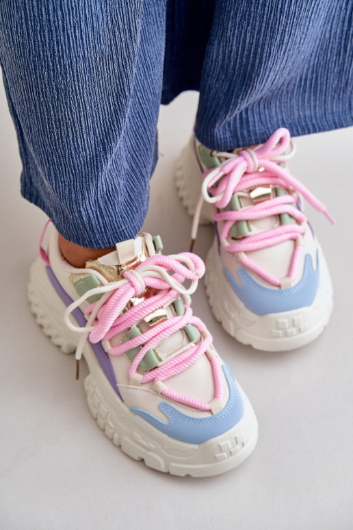 copy of Sneakersy Damskie Na Masywnej Podeszwie Multikolor Nevela