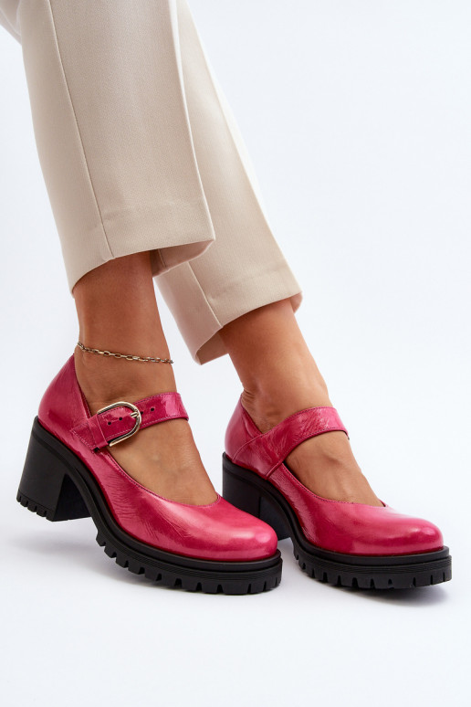 Lacquered shoes pink color Zazoo Lacquered shoes pink color Zazoo