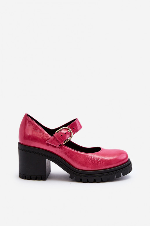 Lacquered shoes pink color Zazoo Lacquered shoes pink color Zazoo