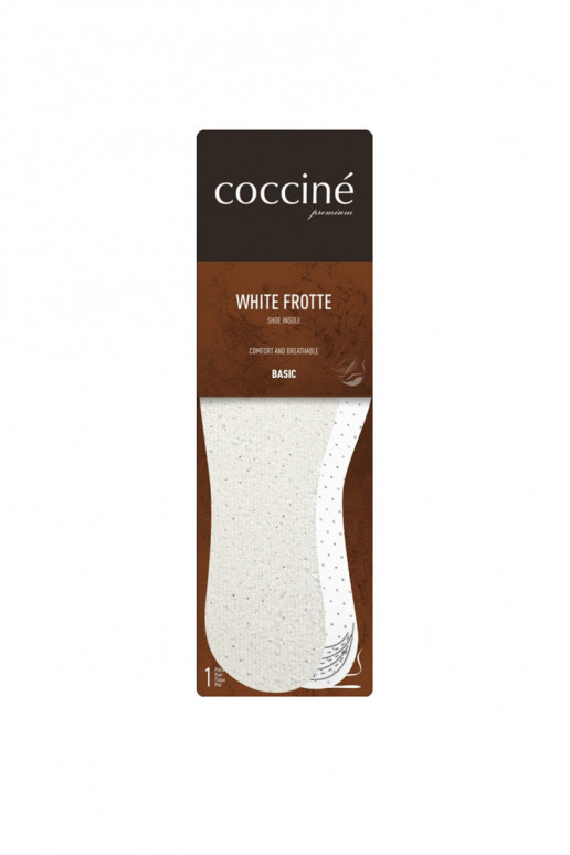 Wkładki Coccine White Frotte bawełniana na lateksowej piance 34-41
