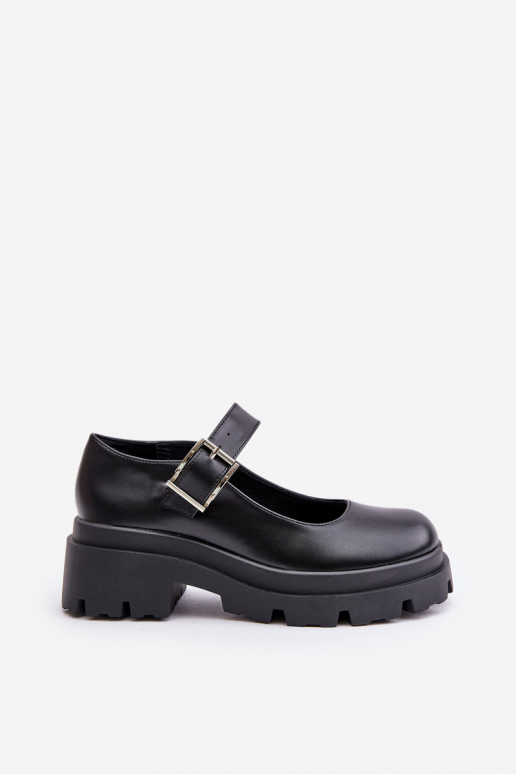 Women's Shoes With Buckle Black Plikuria Women's Shoes With Buckle Black Plikuria