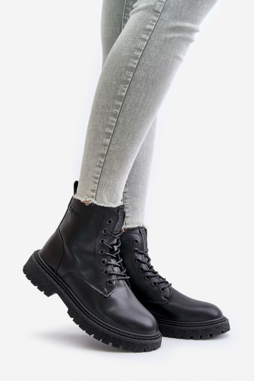 Insulated Ankle Boots Workers Women OO274A126 Black