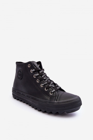 Women's Sneakers Big Star High Warm Black EE274110 2