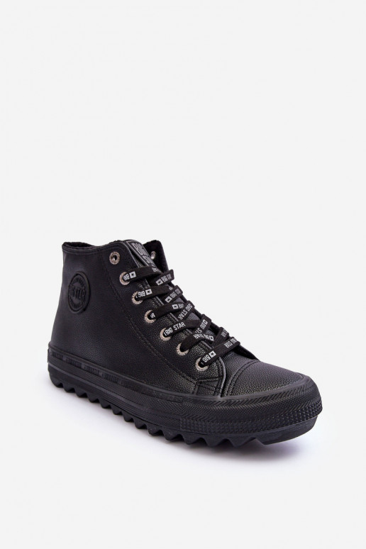 Women's Sneakers Big Star High Warm Black EE274110 Women's Sneakers Big Star High Warm Black EE274110