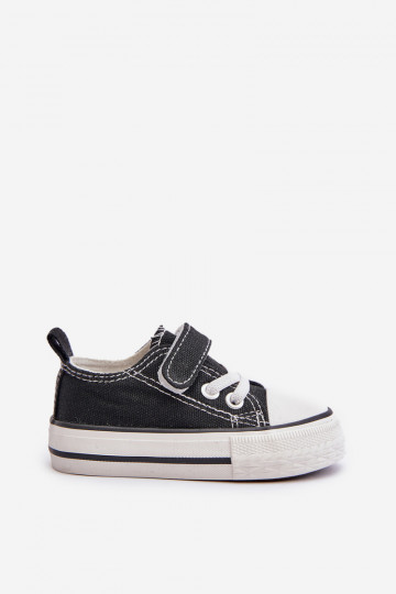 leisure shoes Children's with adhesive fasteners black color Daloma 2