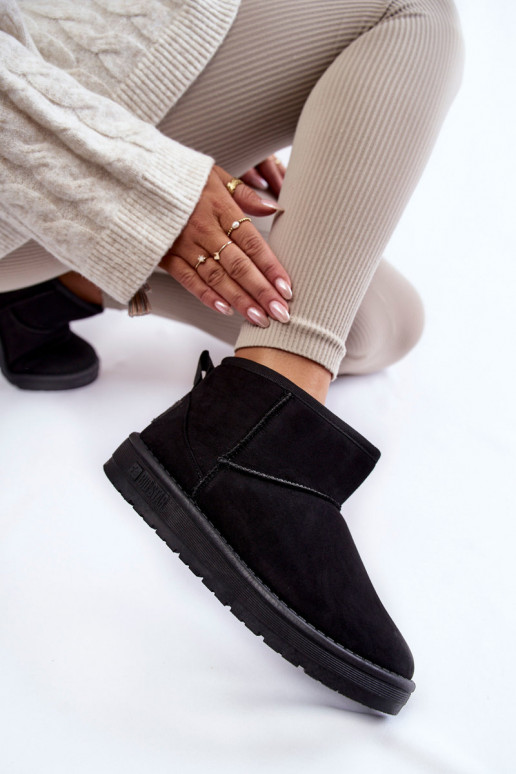 Women's Warm Snow Boots Big Star KK274288 Black Women's Warm Snow Boots Big Star KK274288 Black