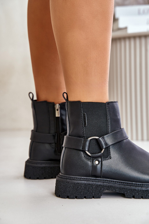 Ankle Boots Insulated With Zipper Big Star OO274A128 Black