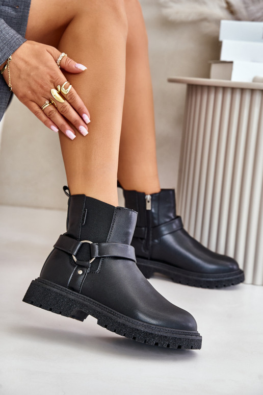 Ankle Boots Insulated With Zipper Big Star OO274A128 Black