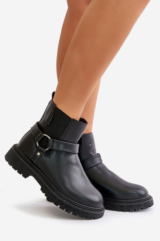 Ankle Boots Insulated With Zipper Big Star OO274A128 Black