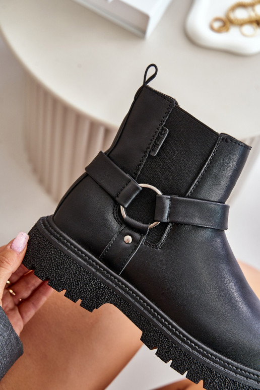 Ankle Boots Insulated With Zipper Big Star OO274A128 Black