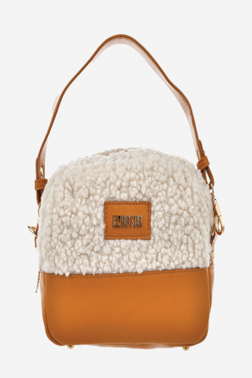 Small women's handbag Big Star OO574131 brown color