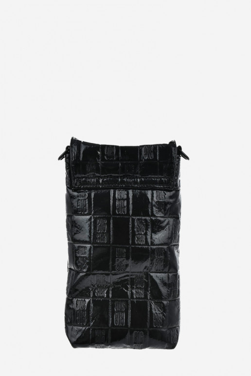 Eco Leather Laminated Handbag Pouch Big Star OO574144 Black Eco Leather Laminated Handbag Pouch Big Star OO574144 Black