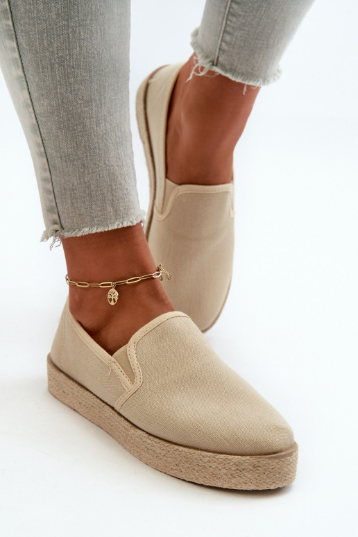 Espadrilles with platform beige Naloenma Espadrilles with platform beige Naloenma