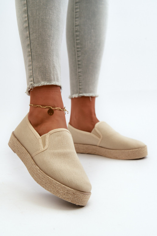 Espadrilles with platform beige Naloenma Espadrilles with platform beige Naloenma