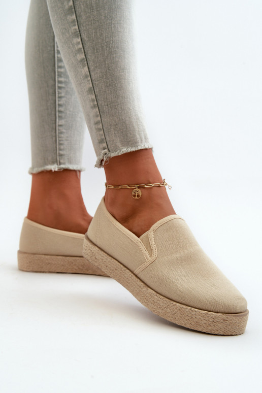 Espadrilles with platform beige Naloenma Espadrilles with platform beige Naloenma