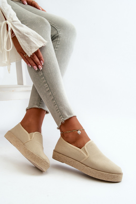 Espadrilles with platform beige Naloenma Espadrilles with platform beige Naloenma