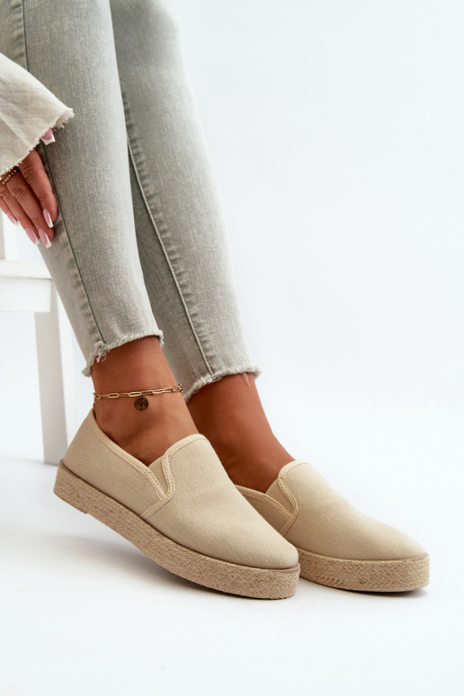 Espadrilles with platform beige Naloenma Espadrilles with platform beige Naloenma