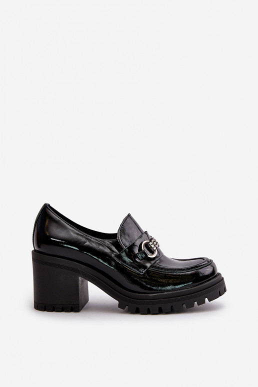 Women's patent leather shoes with...