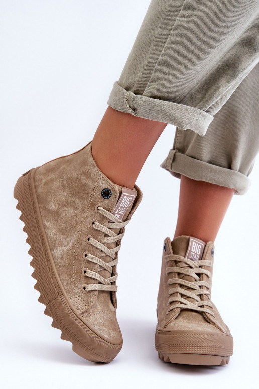 Leisure shoes Big Star insulated beige Leisure shoes Big Star insulated beige