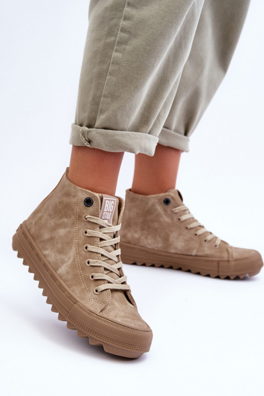 Leisure shoes Big Star insulated beige Leisure shoes Big Star insulated beige