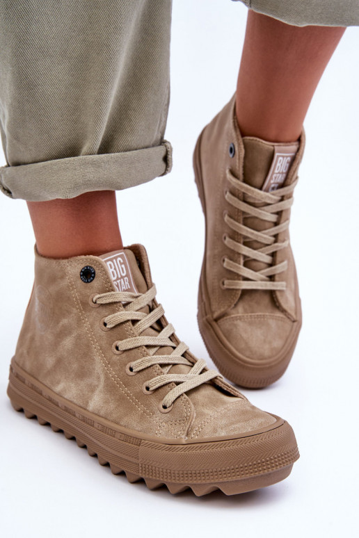 Leisure shoes Big Star insulated beige Leisure shoes Big Star insulated beige