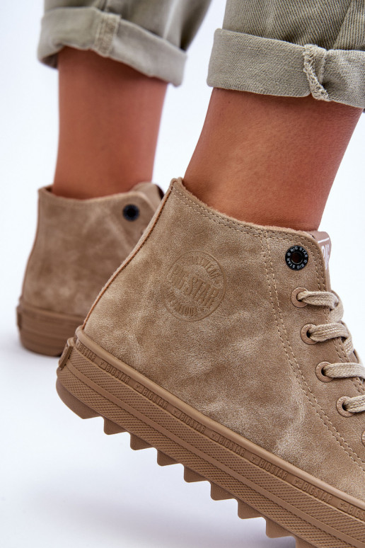 Leisure shoes Big Star insulated beige Leisure shoes Big Star insulated beige