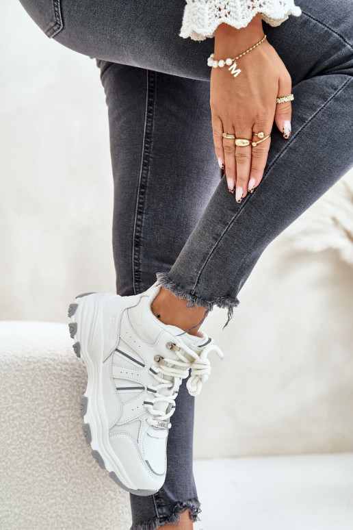 Women's Sneakers HI-POLY SYSTEM Big Star NN274A105 Beige