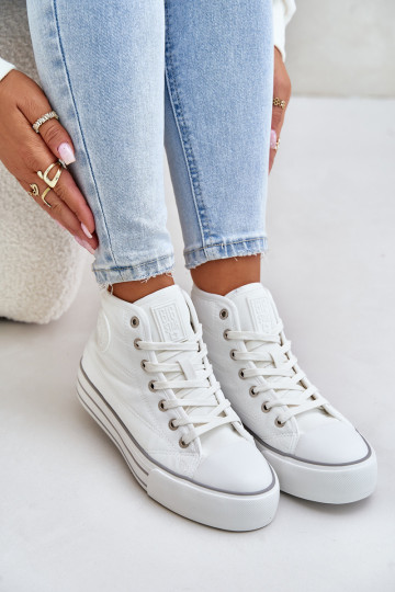 insulated casual platform shoes OO274A473 white