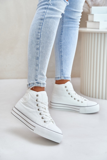 insulated casual platform shoes OO274A473 white 2