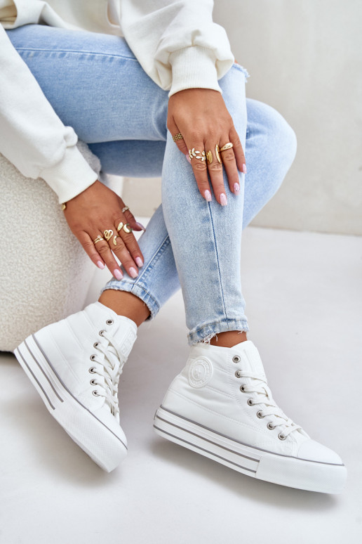 Warm Women's Platform Sneakers OO274A473 White Warm Women's Platform Sneakers OO274A473 White