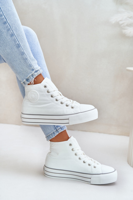 Warm Women's Platform Sneakers OO274A473 White Warm Women's Platform Sneakers OO274A473 White