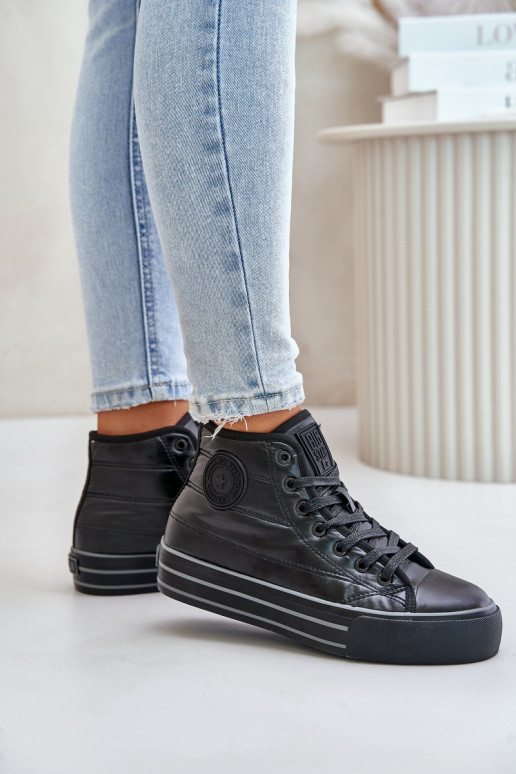 Warm Women's Sneakers on Platform OO274A471 Black Warm Women's Sneakers on Platform OO274A471 Black