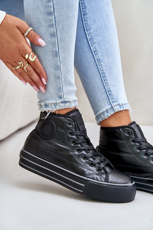 Warm Women's Sneakers on Platform OO274A471 Black Warm Women's Sneakers on Platform OO274A471 Black