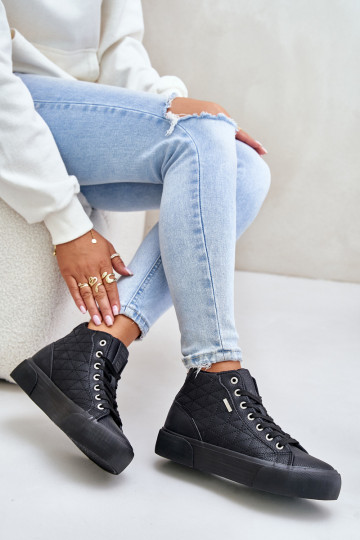 Insulated casual shoes Big Star OO274A480 in black