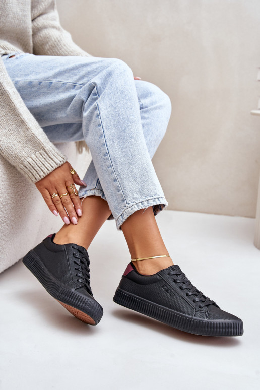 Warm Women's Sneakers Big Star OO274A462 Black