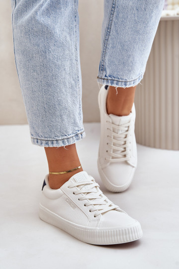 Warm Ladies Sneakers Big Star OO274A460 White 2