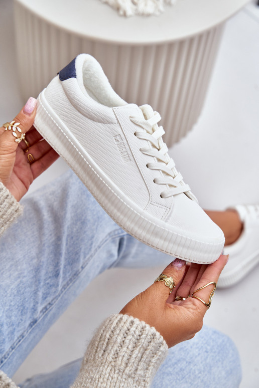 Warm Ladies Sneakers Big Star OO274A460 White