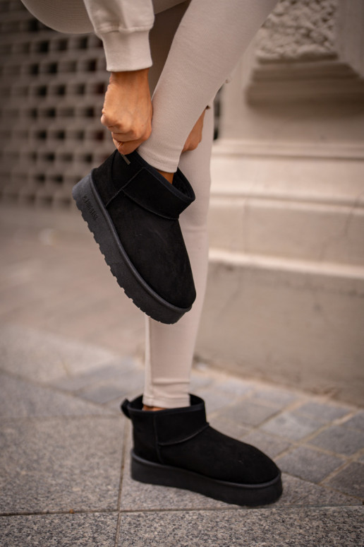 Snow boots with platform Big Star OO274A099 black color Snow boots with platform Big Star OO274A099 black color