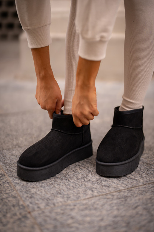 Snow boots with platform Big Star OO274A099 black color Snow boots with platform Big Star OO274A099 black color