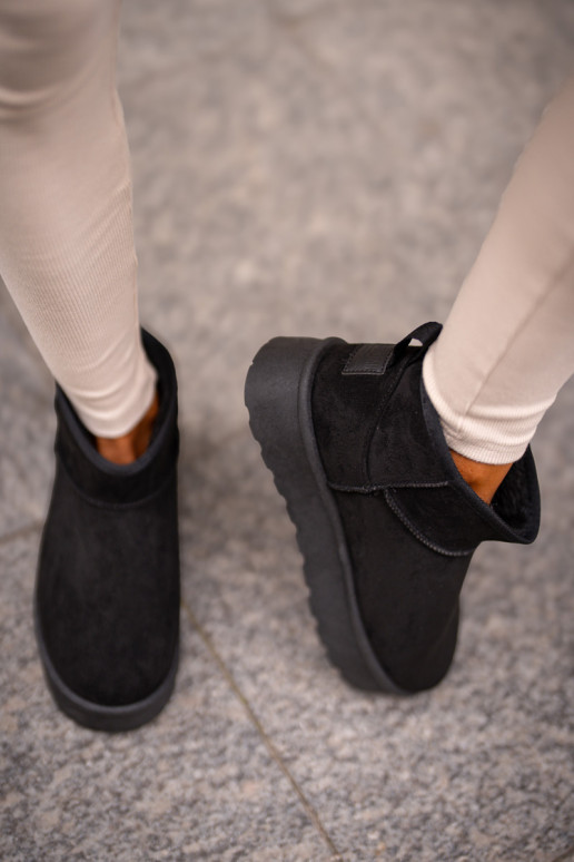 Snow boots with platform Big Star OO274A099 black color Snow boots with platform Big Star OO274A099 black color